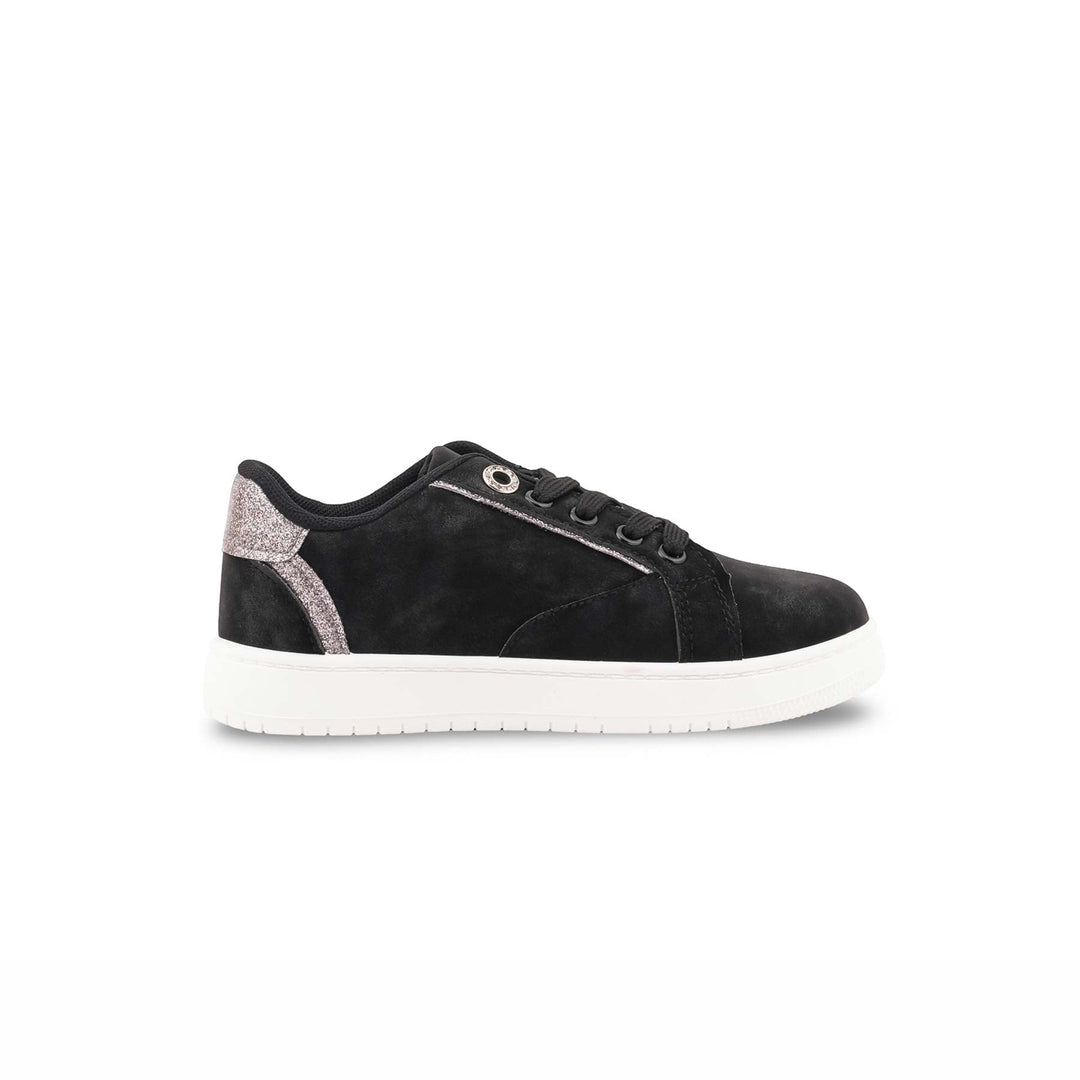 Girls Black Casual Jogger KD1941