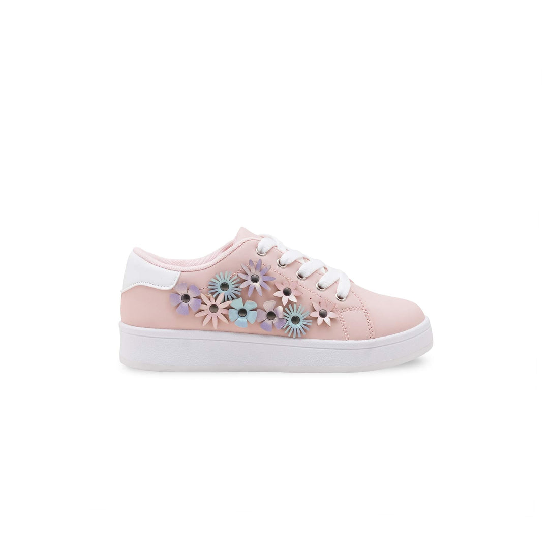 Girls Pink Casual Jogger KD1950