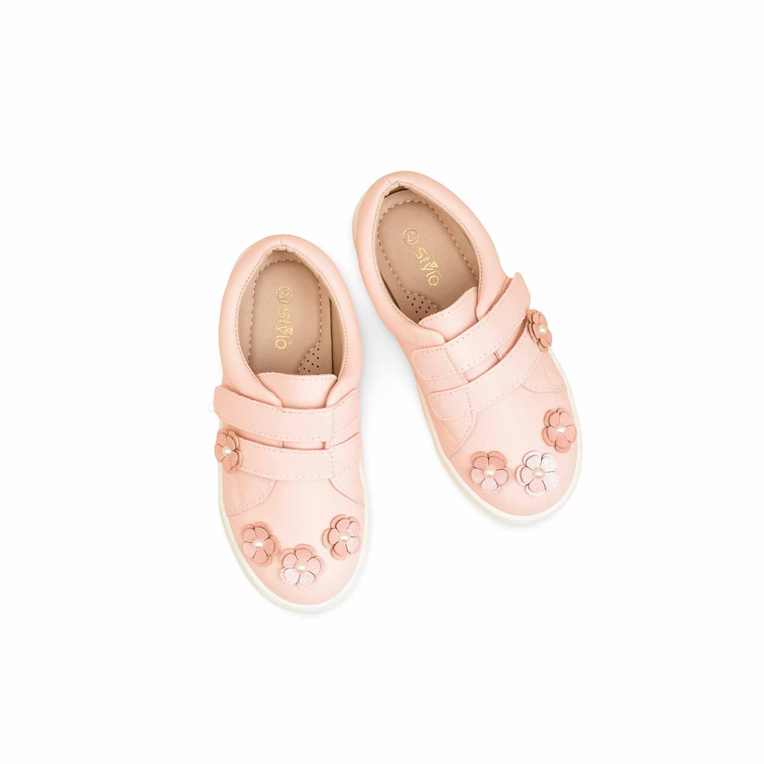 Girls Pink Casual Jogger KD1951
