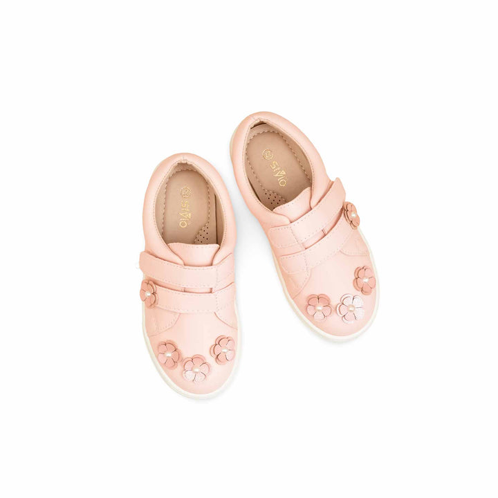 Girls Pink Casual Jogger KD1951