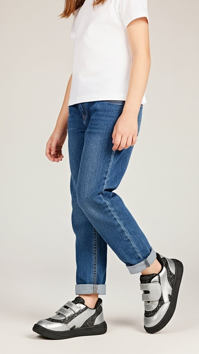 Girls Grey Casual Jogger KD1956