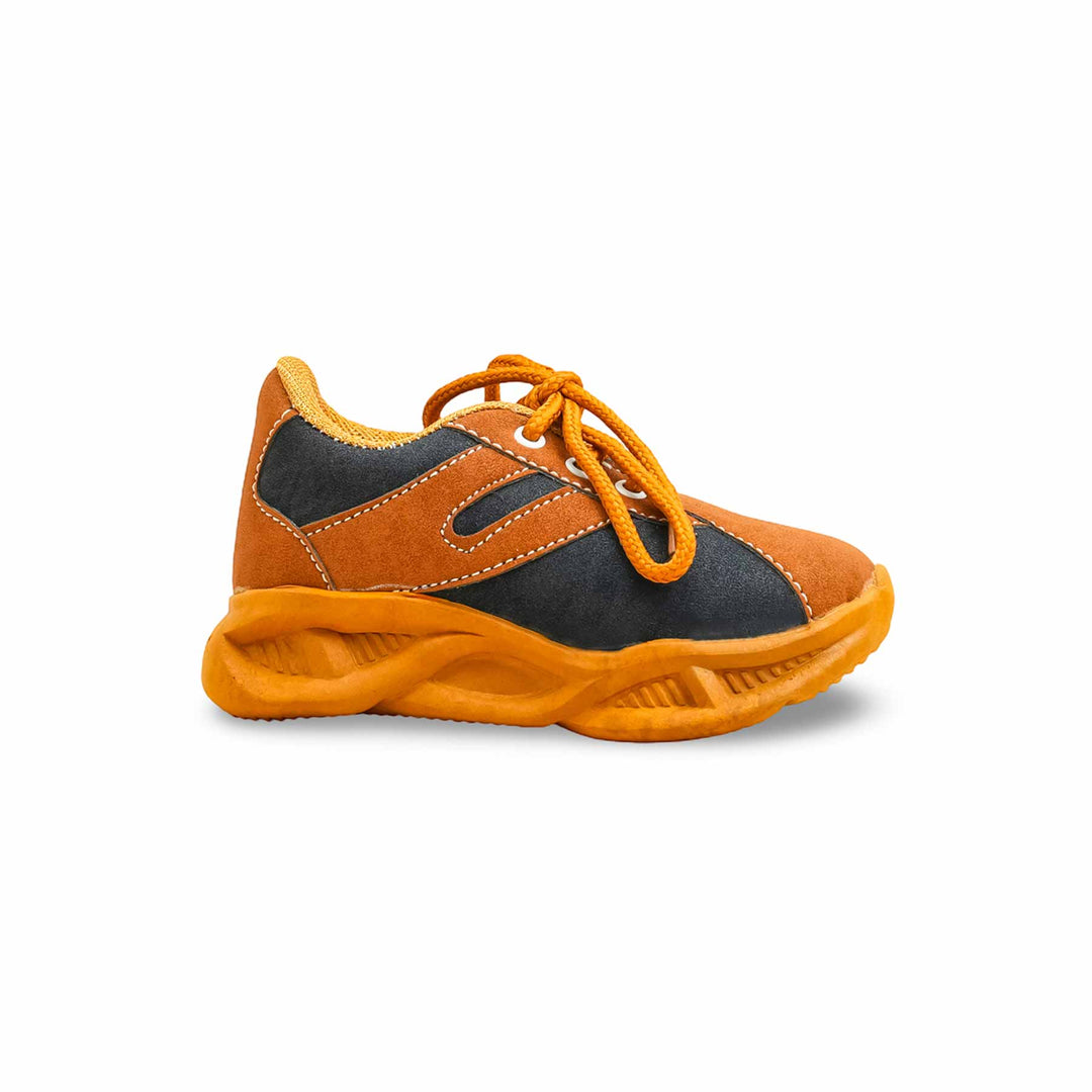 Babies Brown Casual Booties KD1958