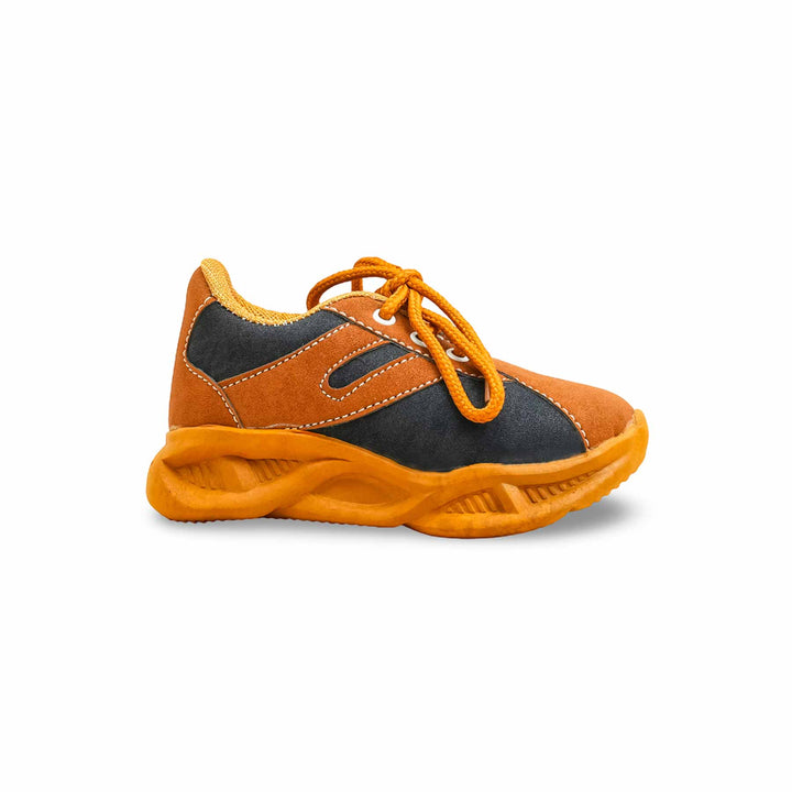 Babies Brown Casual Booties KD1958