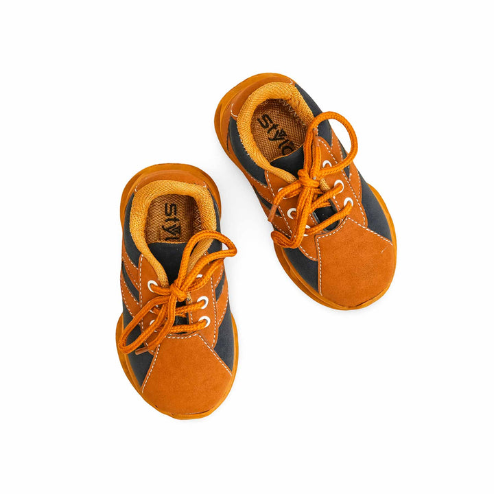 Babies Brown Casual Booties KD1958