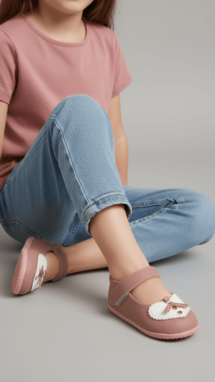 Babies Pink Casual Booties KD1971