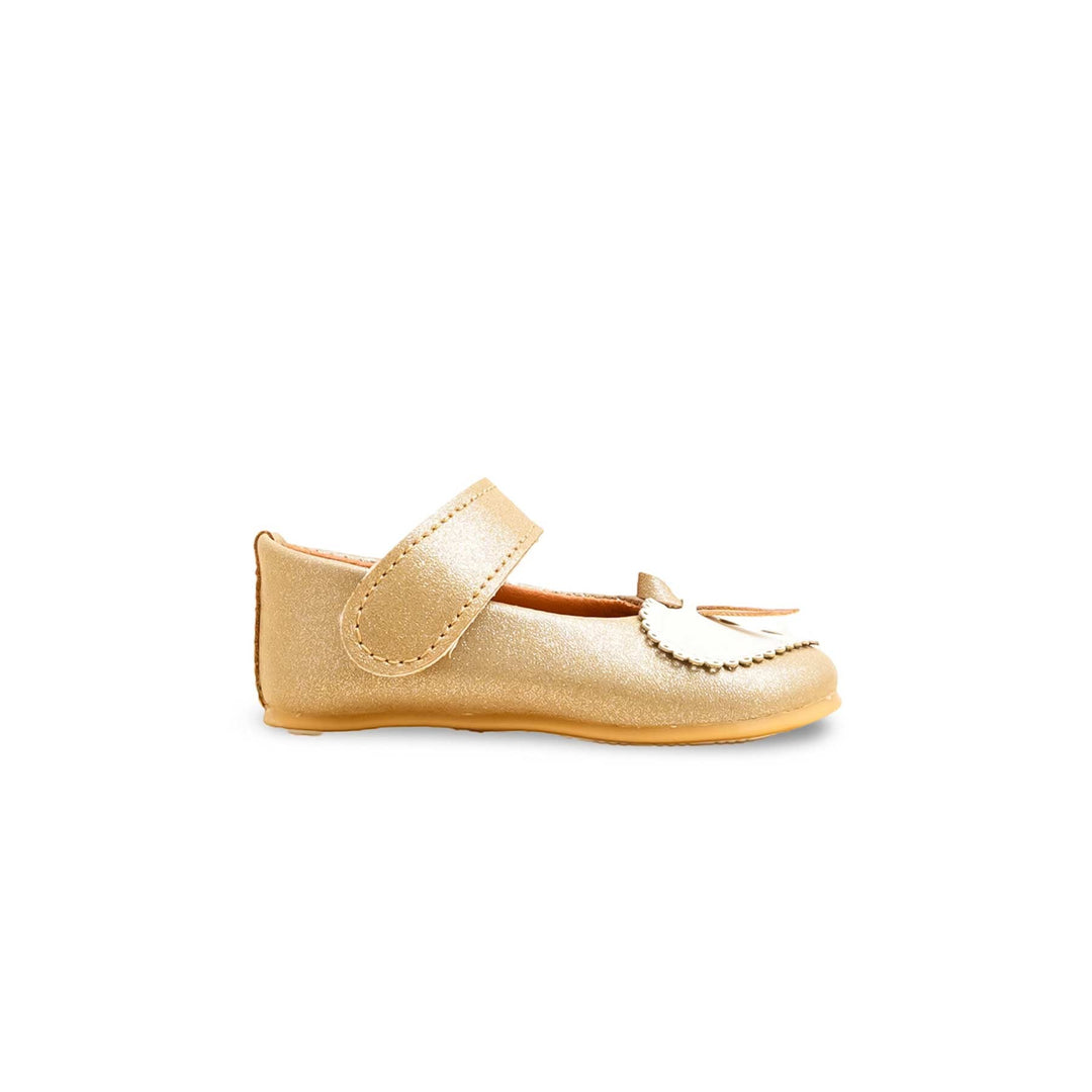 Babies Golden Casual Booties KD1971