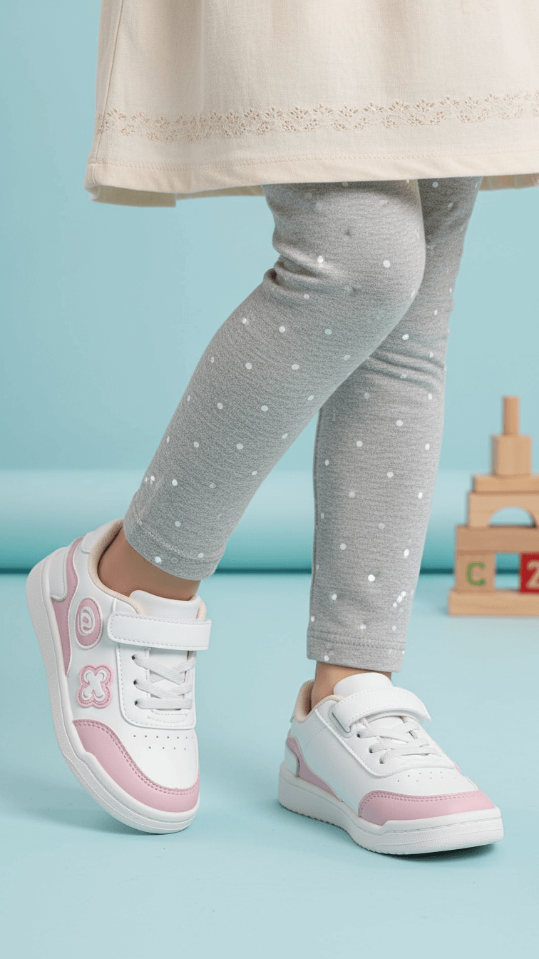 Girls Pink Casual Jogger KD1977
