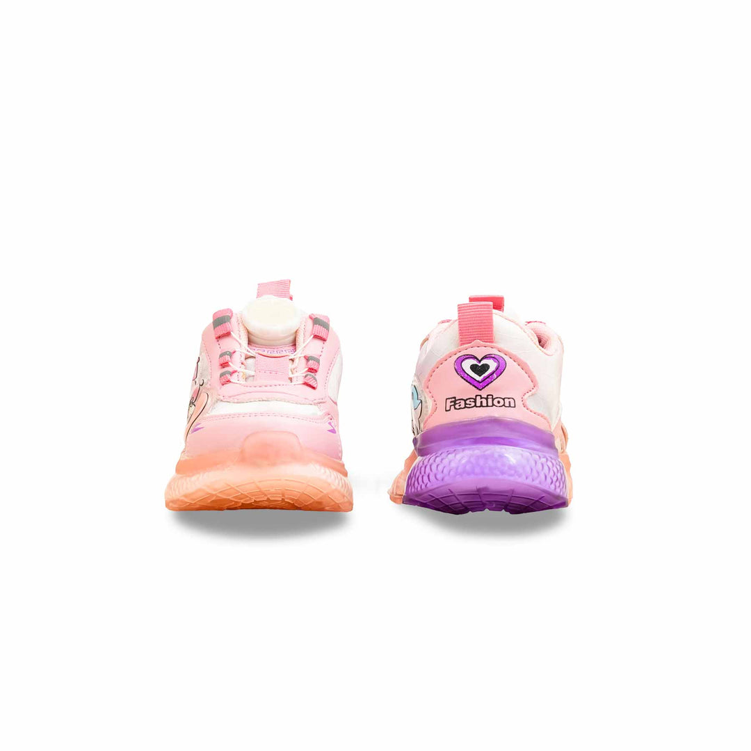 Girls Pink Casual Jogger KD1993