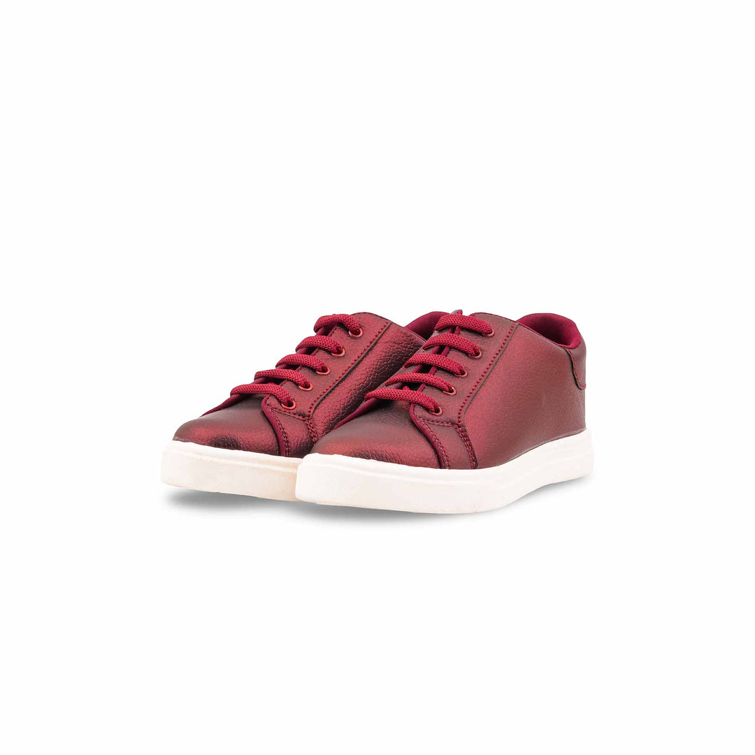 Girls Burgundy Casual Jogger KD1999