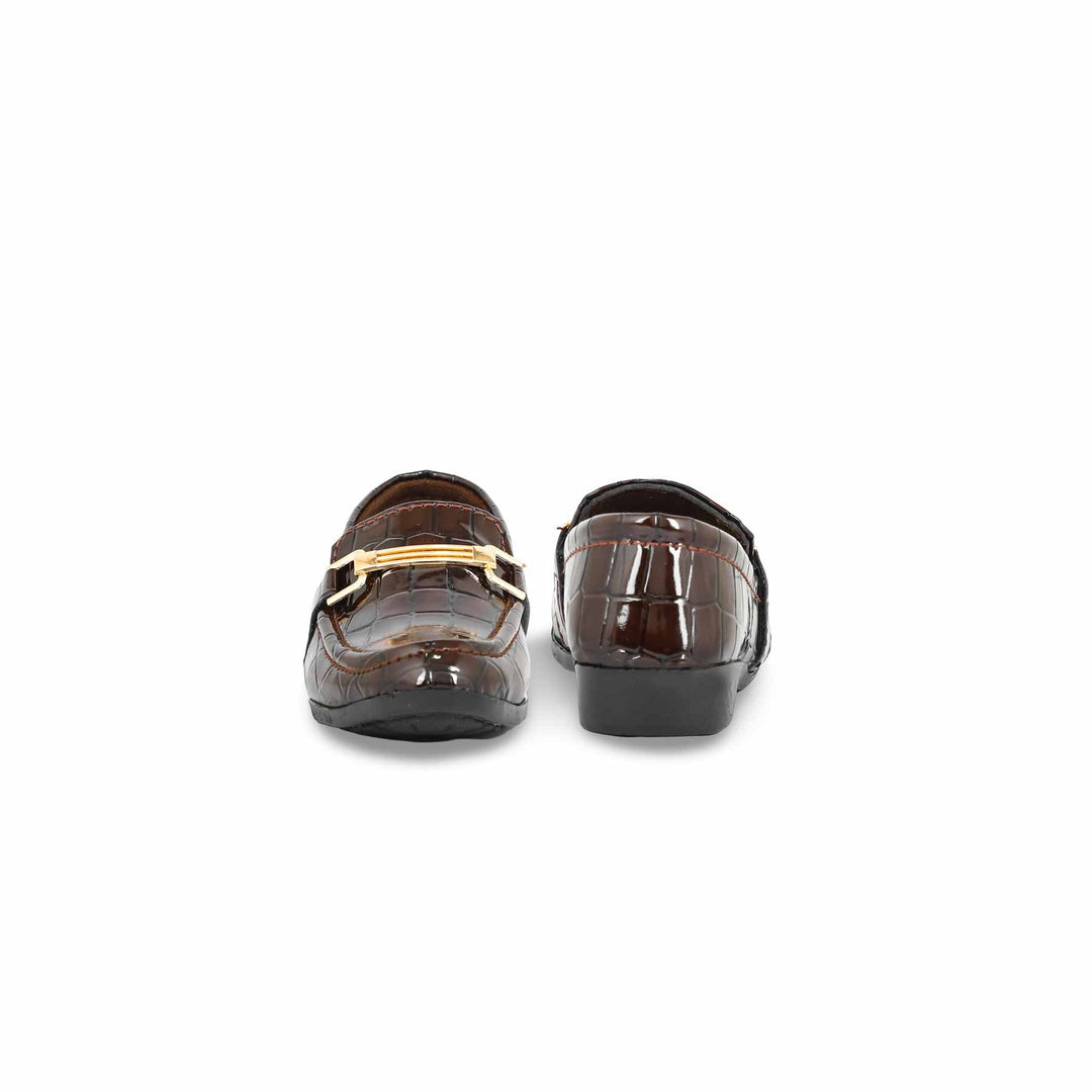 Boys Coffee Formal Shoes KD2197