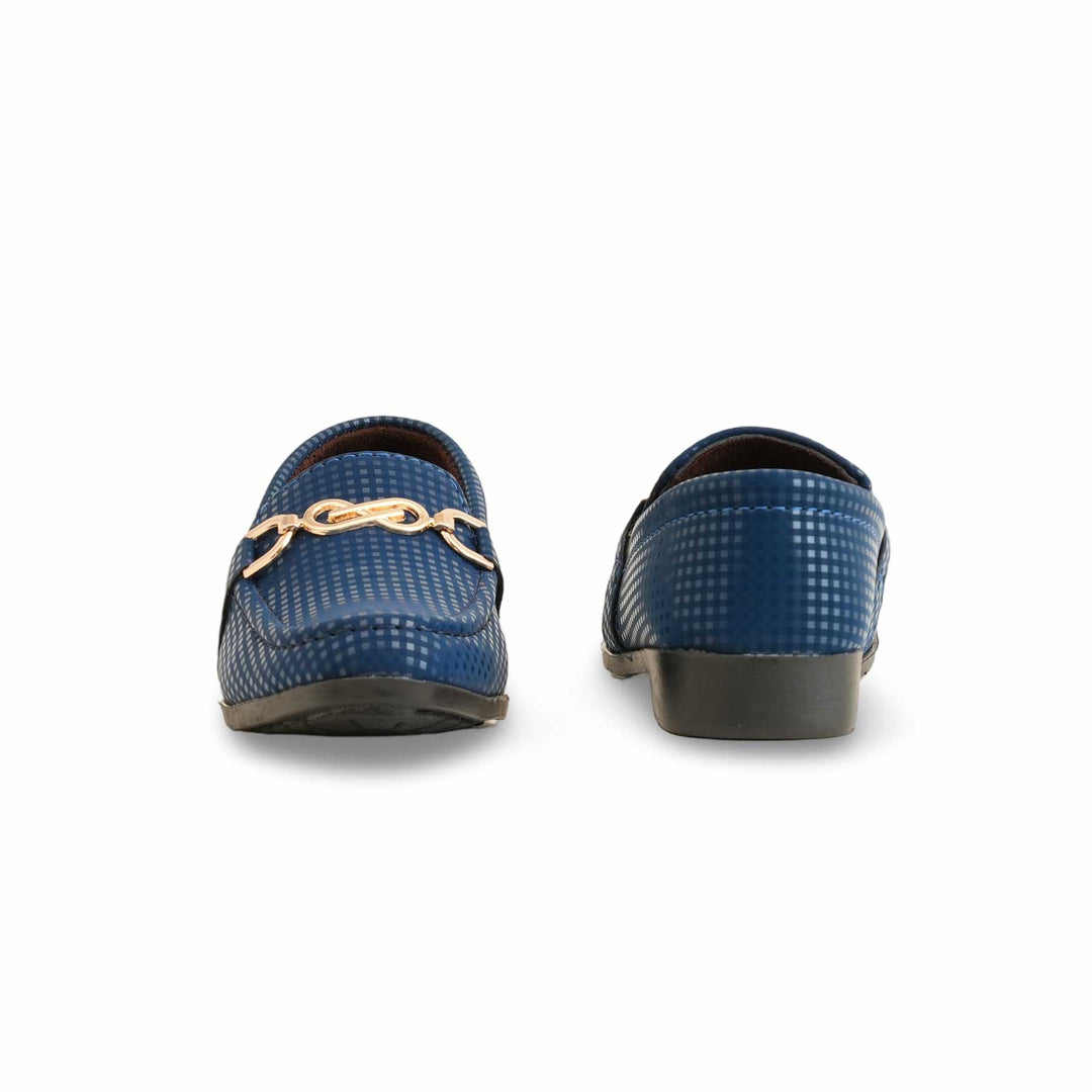 Boys Navy Formal Shoes KD2198