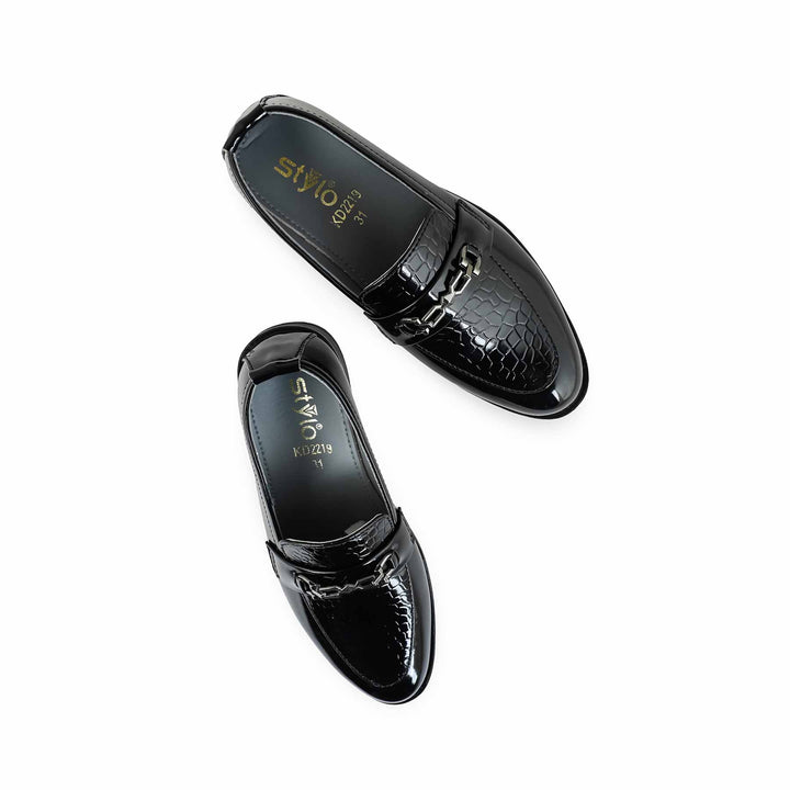 Boys Black Formal Shoes KD2219