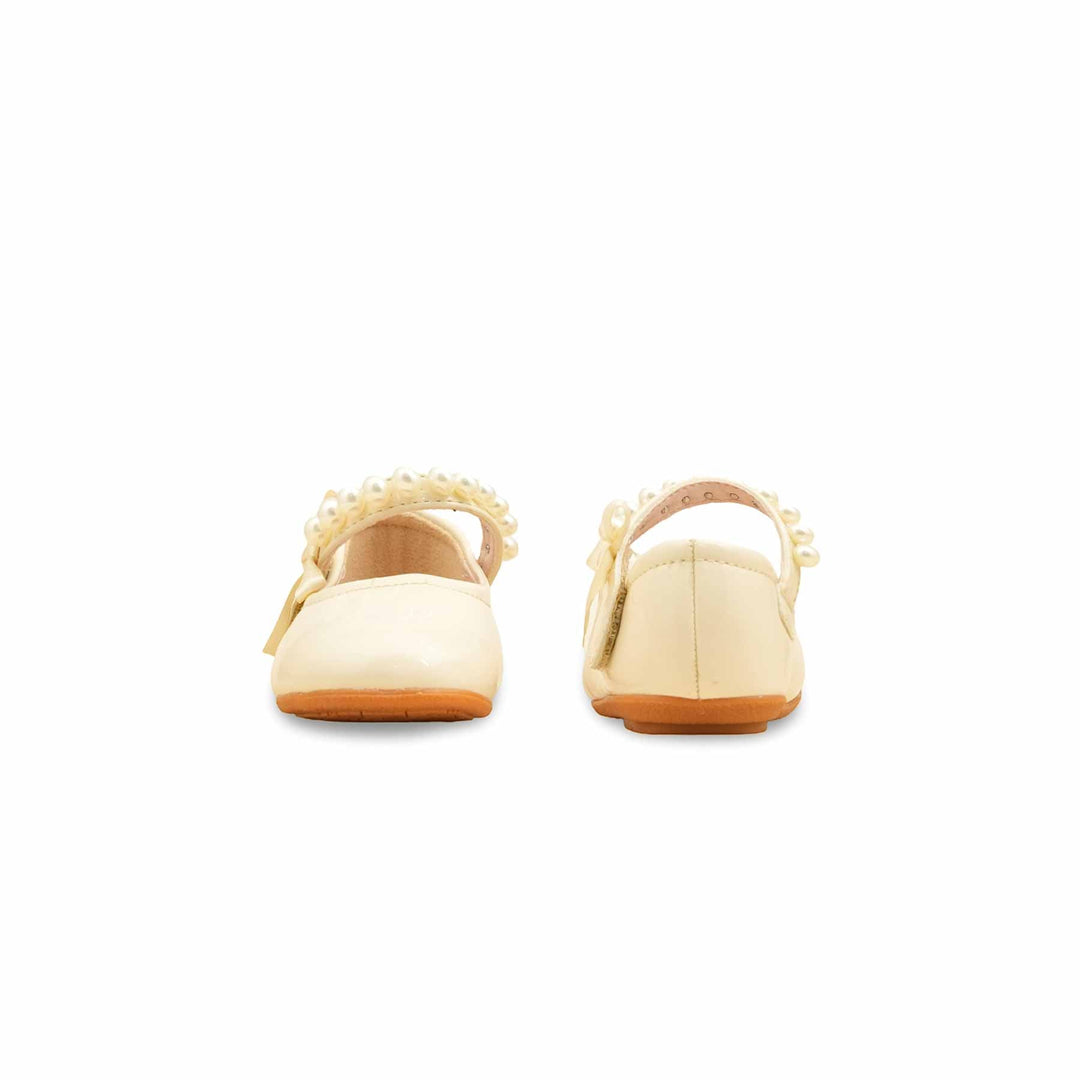Girls Beige Casual Jogger KD2458