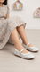 Girls White Casual Pumps KD2467