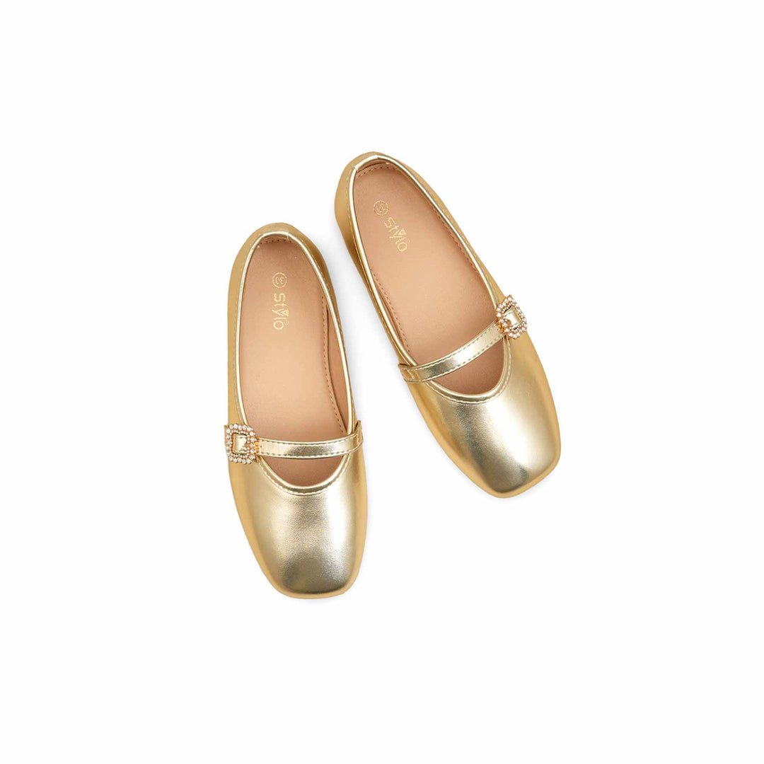 Girls Golden Casual Jogger KD2468