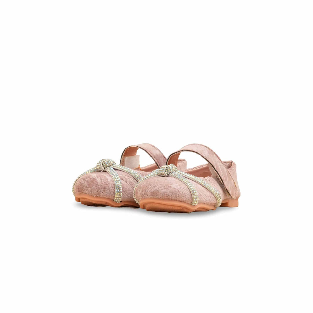 Girls Pink Formal Pumps KD2473