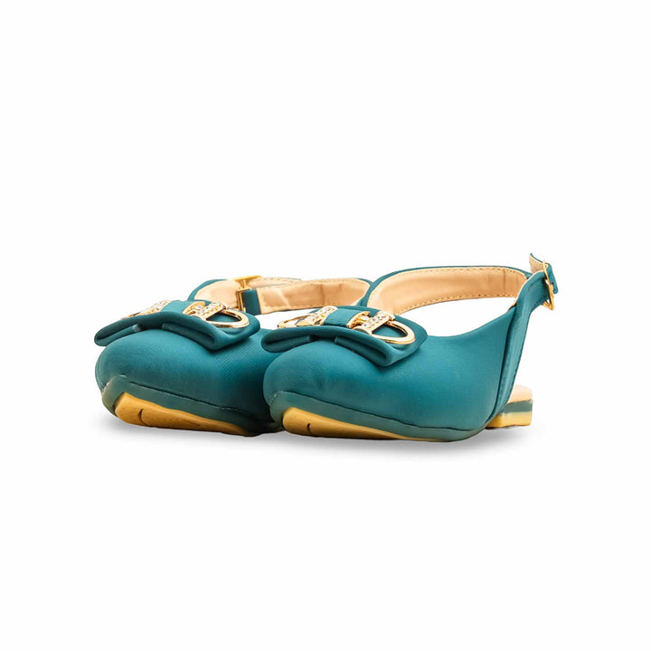 Girls Seagreen Formal Pumps KD2478