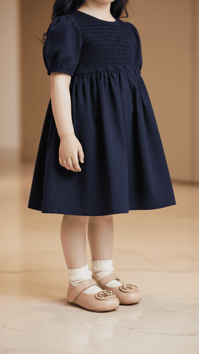 Girls Pink Formal Pumps KD2485