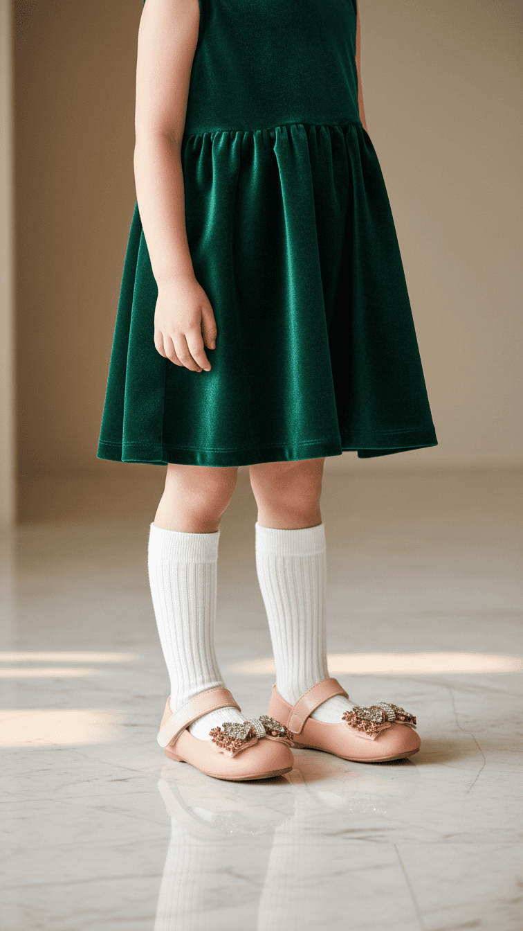 Girls Pink Formal Pumps KD2493