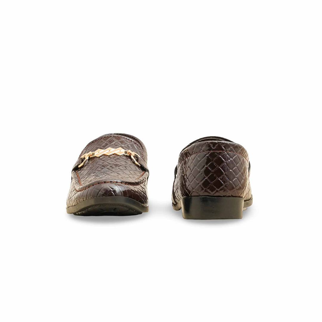 Boys Coffee Formal Shoes KD2495