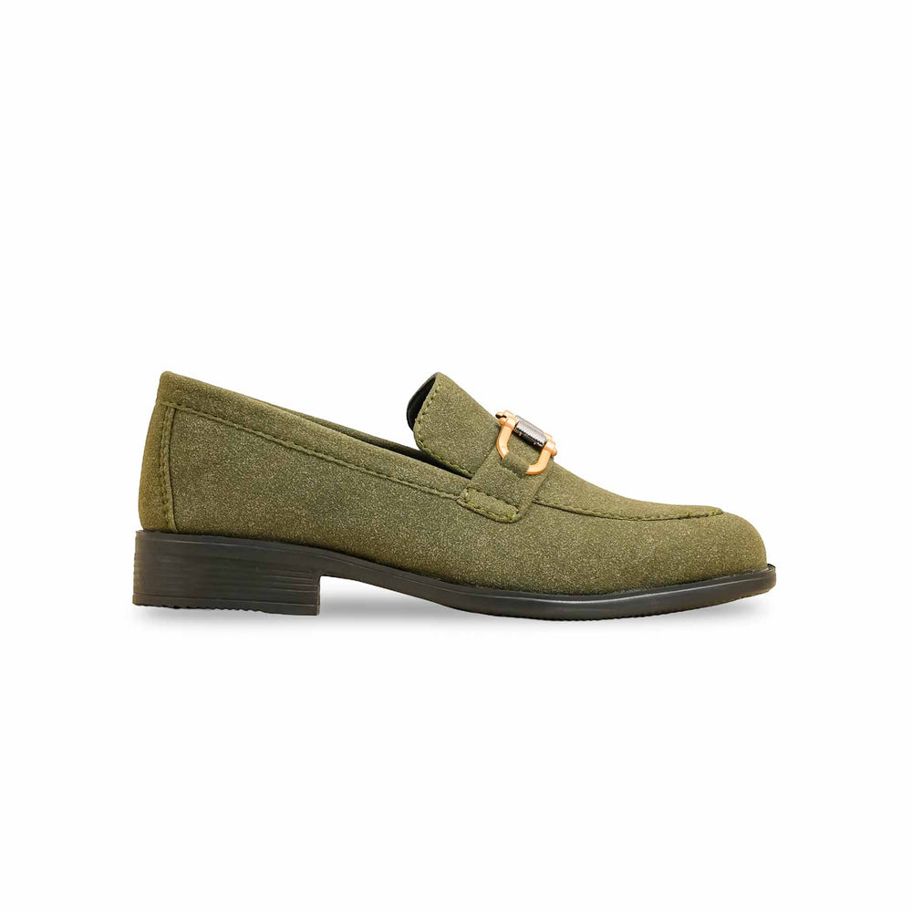 Boys Green Formal Shoes KD2497