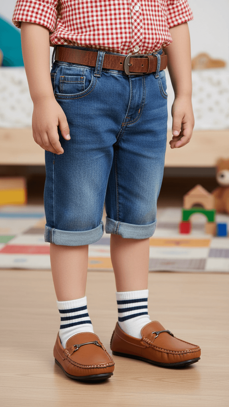 Boys Mustard Formal Moccasin KD2502