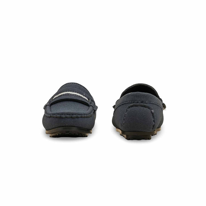 Boys Navy Formal Moccasin KD2506