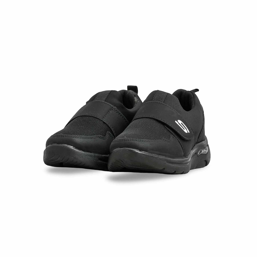 Boys Black Casual Canvas KD2533
