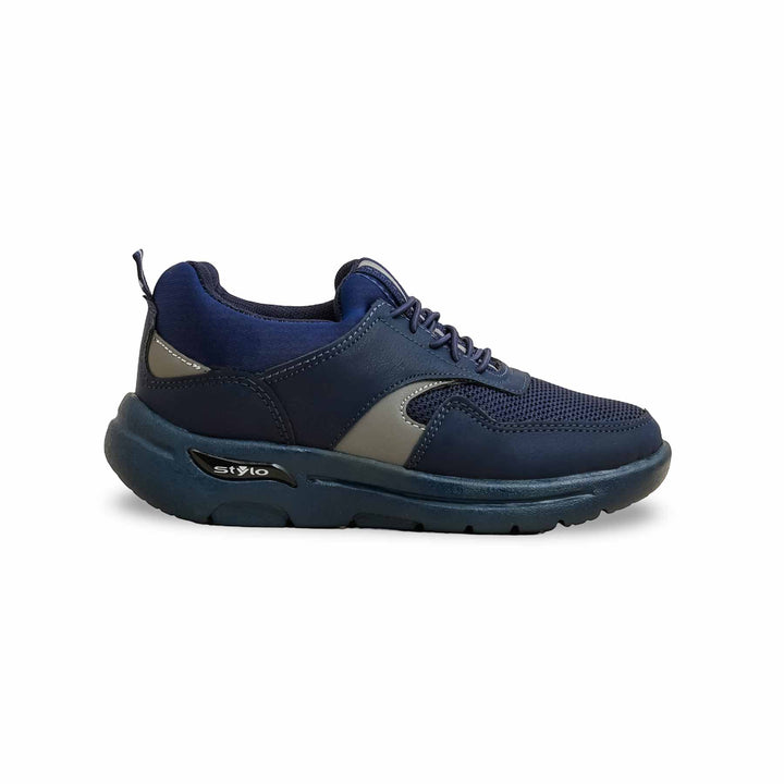 Boys Navy Casual Canvas KD2534