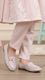 Girls Peach Fancy Moccasin KD2538