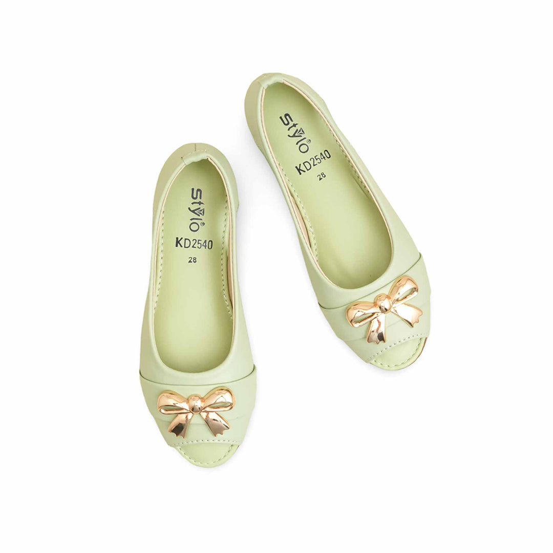 Girls PISTAGREEN Formal Pumps KD2540