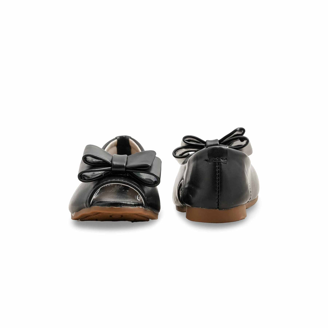 Girls Black Formal Pumps KD2541