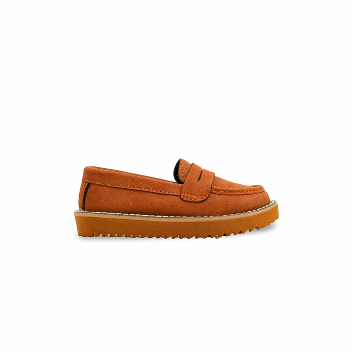 Boys Mustard Formal Moccasin KD2552