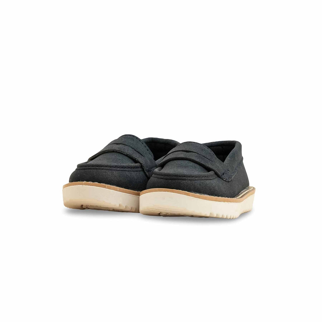 Boys Navy Formal Moccasin KD2552