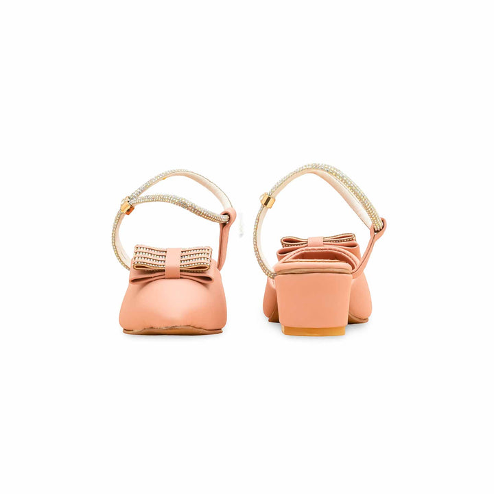 Girls Pink Formal Pumps KD2566