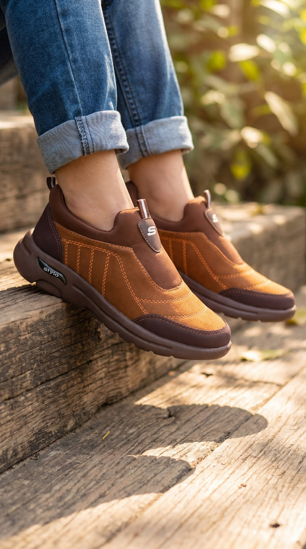 Boys Brown Casual Canvas KD2575