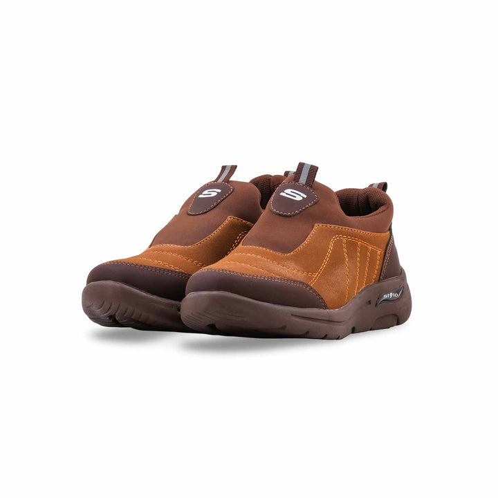 Boys Brown Casual Canvas KD2575