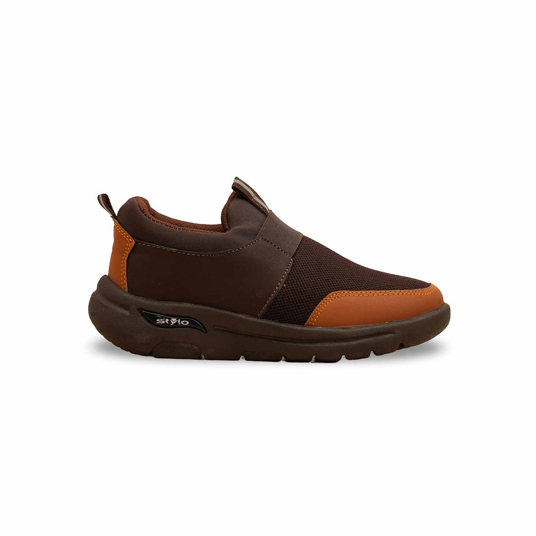 Boys Brown Casual Canvas KD2576