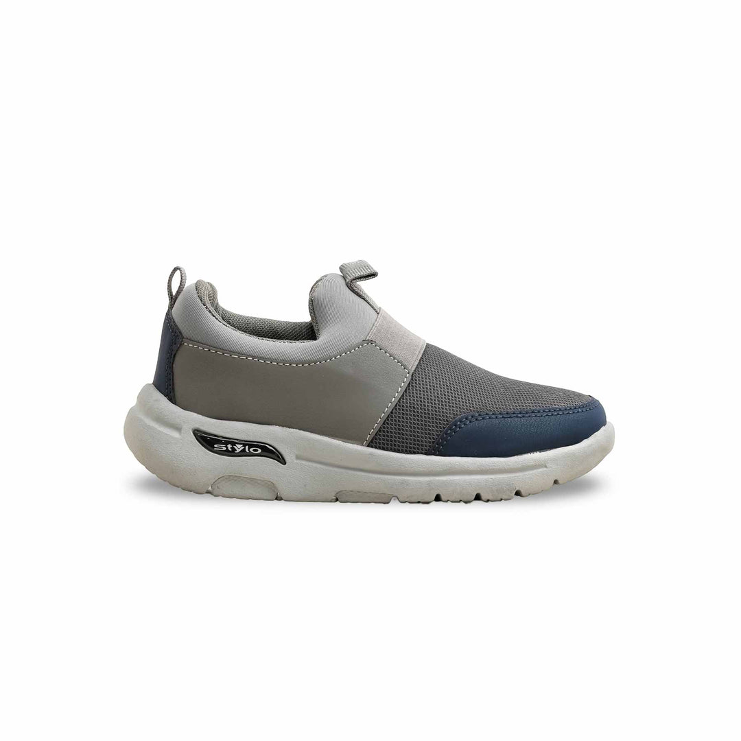 Boys Grey Casual Canvas KD2576