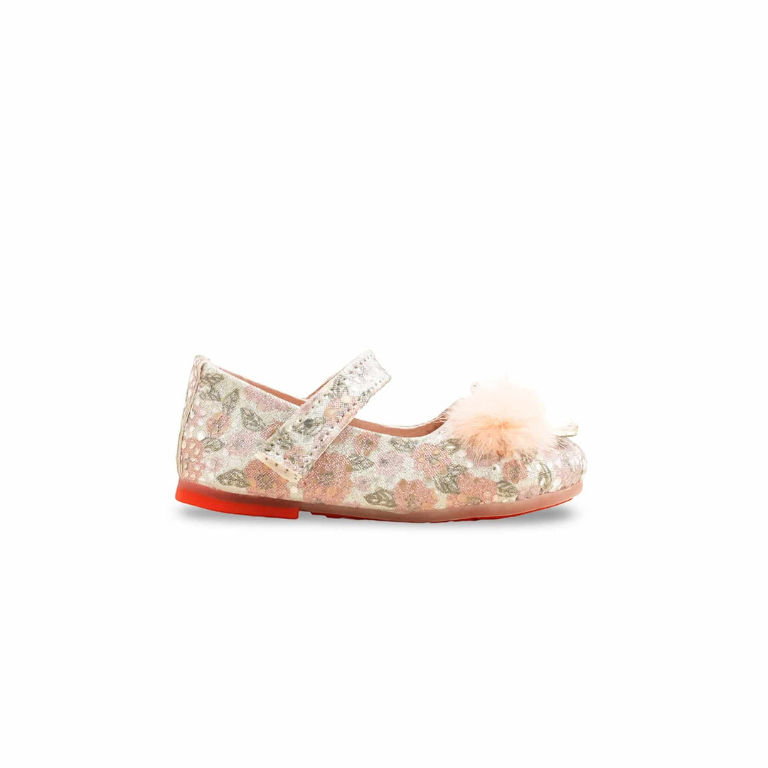 Girls Pink Fancy Pumps KD2579