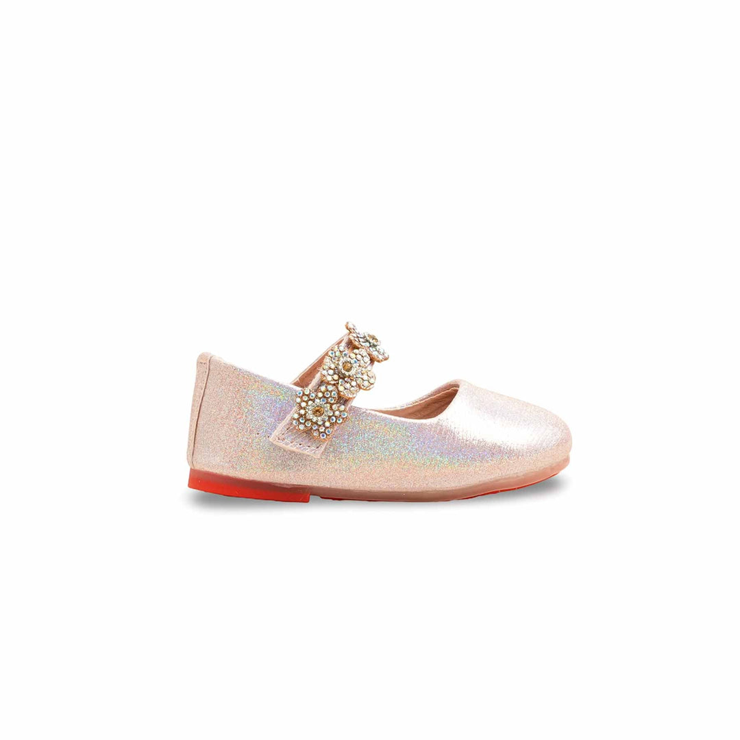 Girls Pink Fancy Pumps KD2581