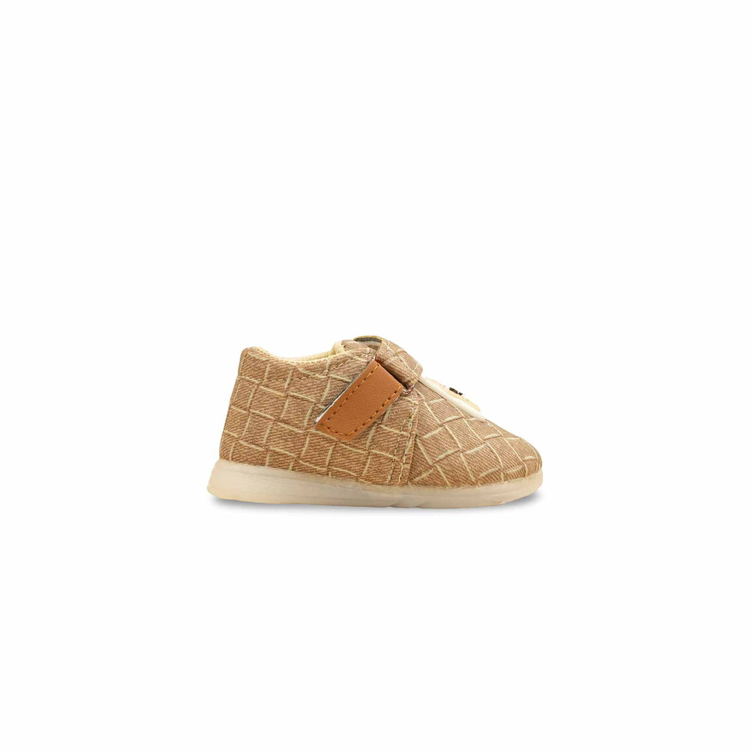 Babies Brown Casual Booties KD2589