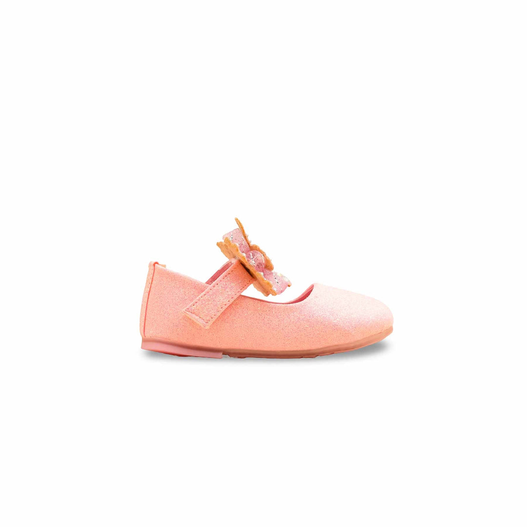 Girls Pink Fancy Pumps KD2594