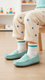 Girls Seagreen Formal Moccasin KD2598