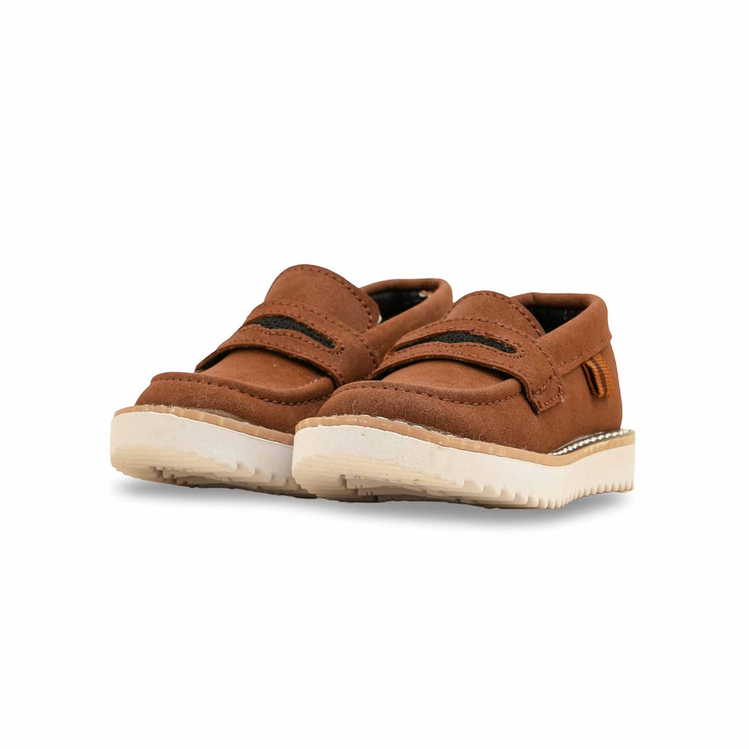 Boys Mustard Formal Moccasin KD2604