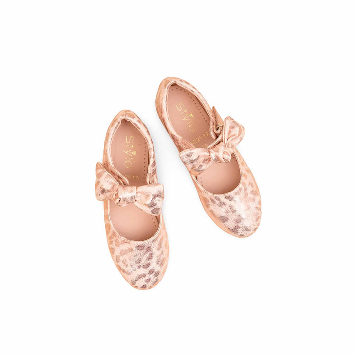 Girls Pink Formal Pumps KD2617