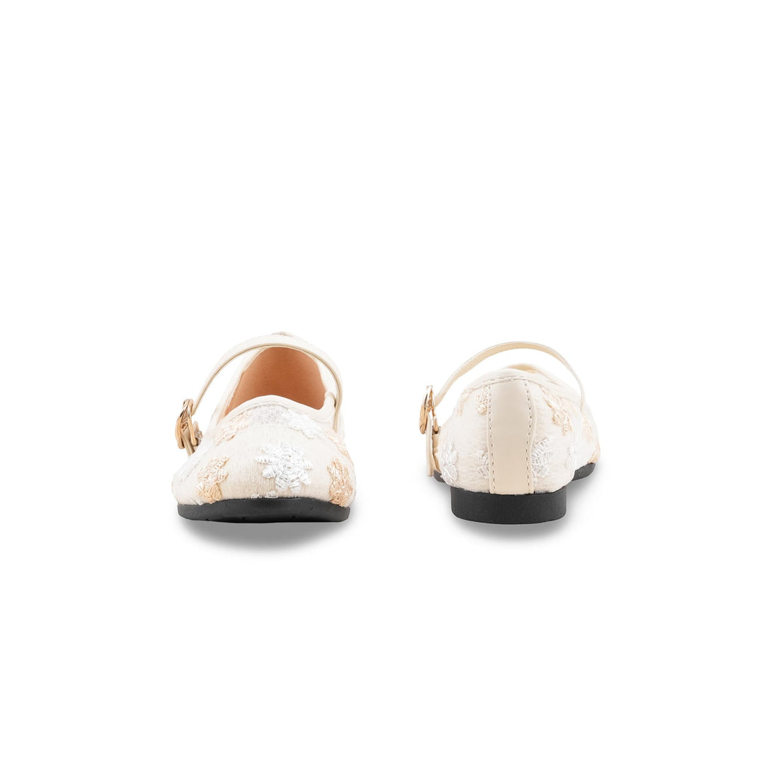 Girls Golden Formal Pumps KD2618