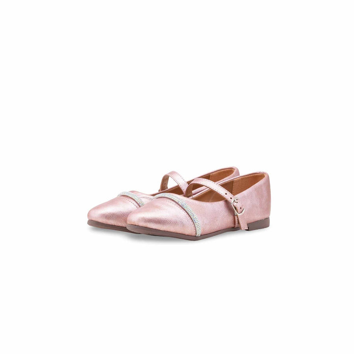 Girls Pink Formal Pumps KD2620