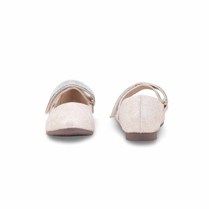 Girls Golden Fancy Pumps KD2621