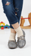 Girls Grey Formal Pumps KD2643